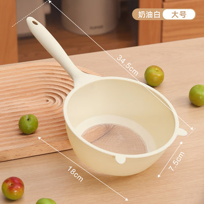 Plastic Rice Washing Spoon Multi-Function Strainer