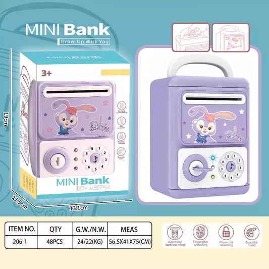 Fingerprint Money Bank, Password Safe for Boys and Girls