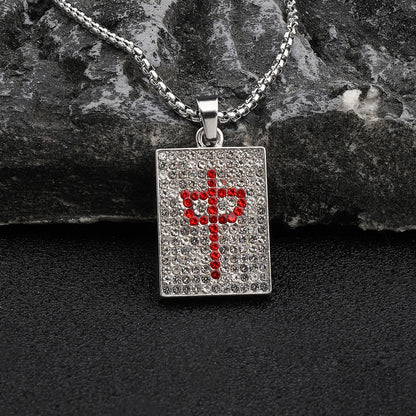 Hip Hop Style Dollar Symbol Titanium Steel Men's Pendant Necklace