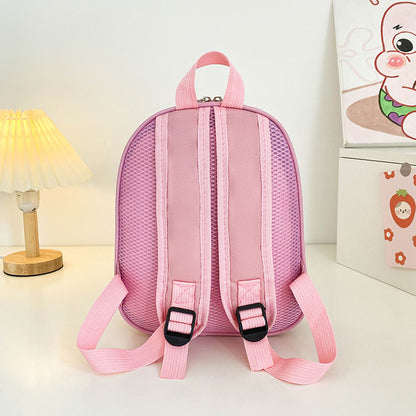 Cute eggshell panda bag baby school bag