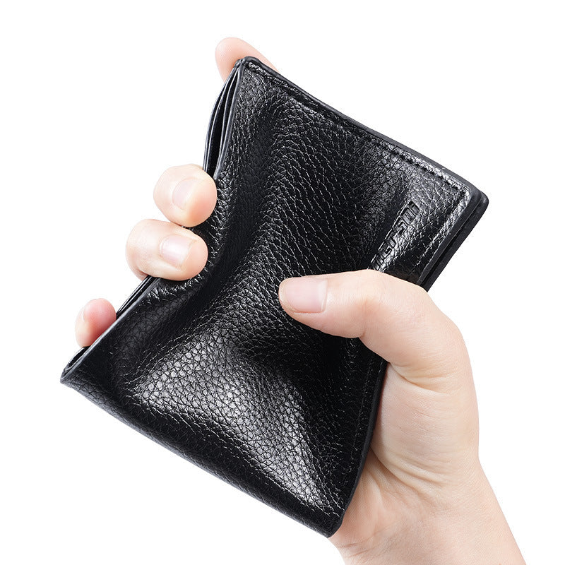 Simple pu leather wallet