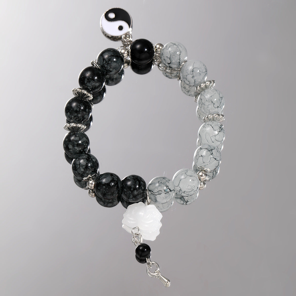 Glass Bead Butterfly Bracelet