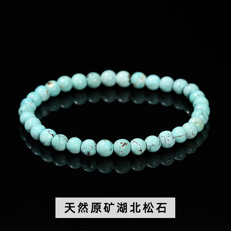 Natural raw ore Hubei turquoise bracelet