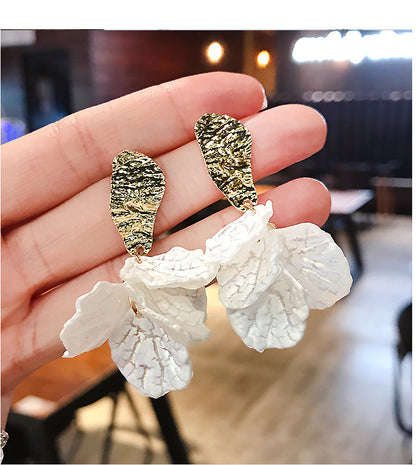 Super fairy shell flower earrings