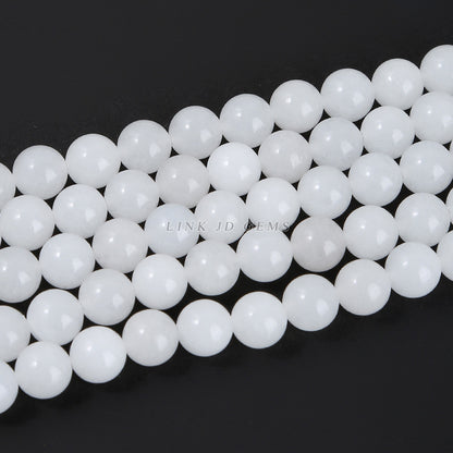 High quality imitation Hetian white jade loose beads