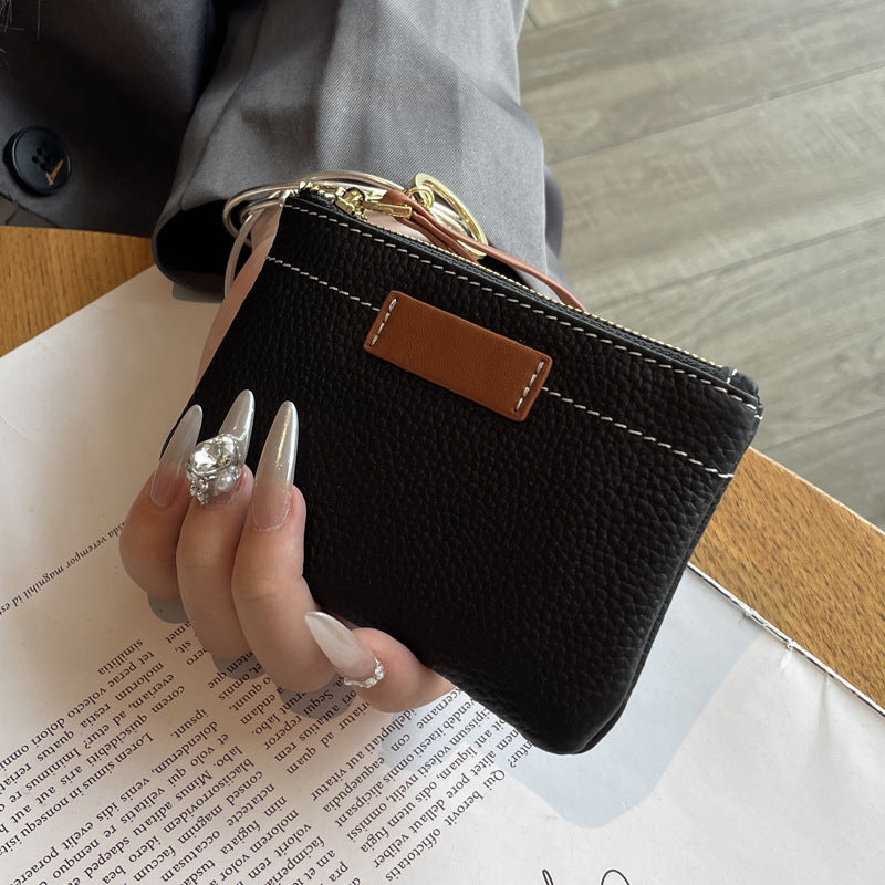 High-quality leather change purse