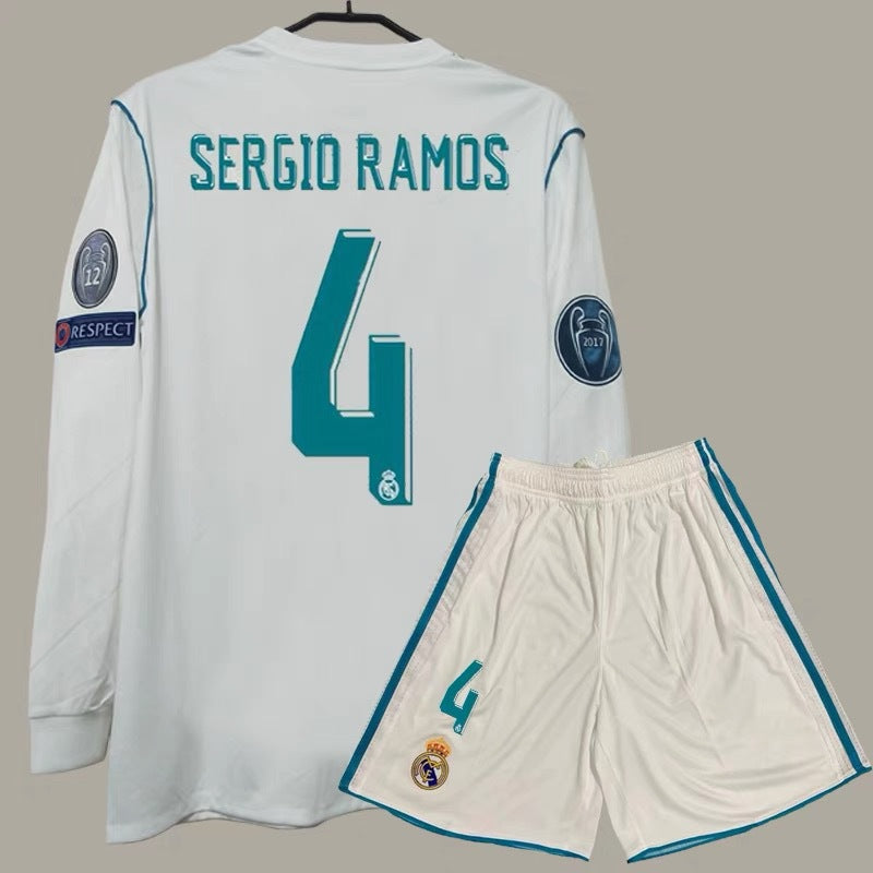 17-18 Champions League Home Away 7 Ronaldo Ramos 10 Modric Jersey