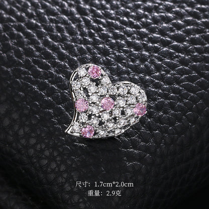 Eco-friendly crystal brooch pin