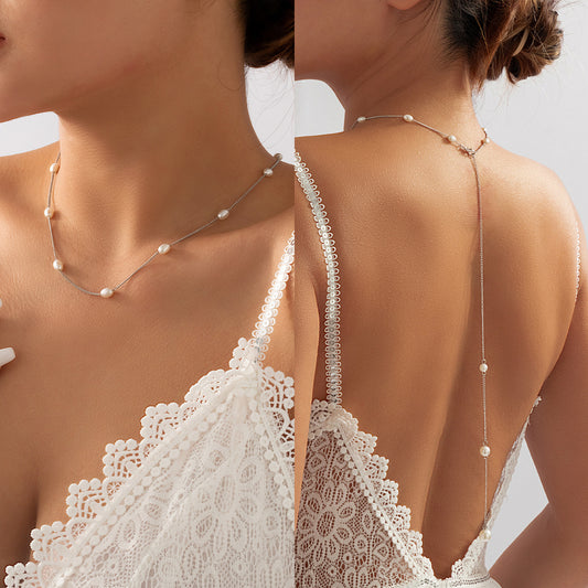 Beach Wind Simple Bridal Back Body Chain