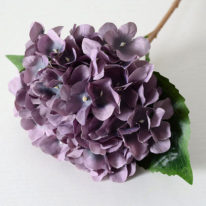 Artificial Hydrangea with Leaves Artificial Flowers Wholesale