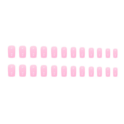 Sweet Pink Square Nails