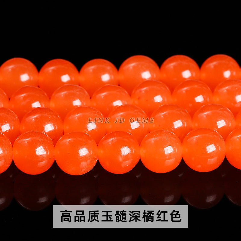 Color jade beads DIY jewelry accessories wholesale