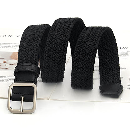 Unisex Braided Leather Belt