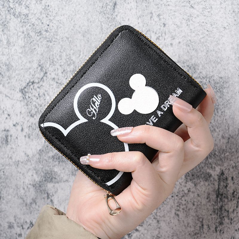 Japan and Korea cute cartoon short wallet