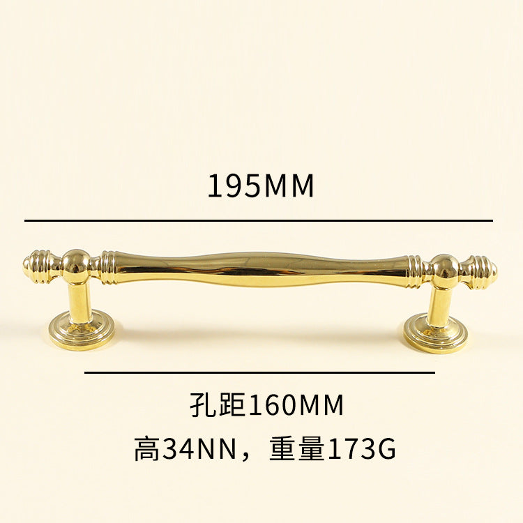 fashion Brass handle for French cabinet door