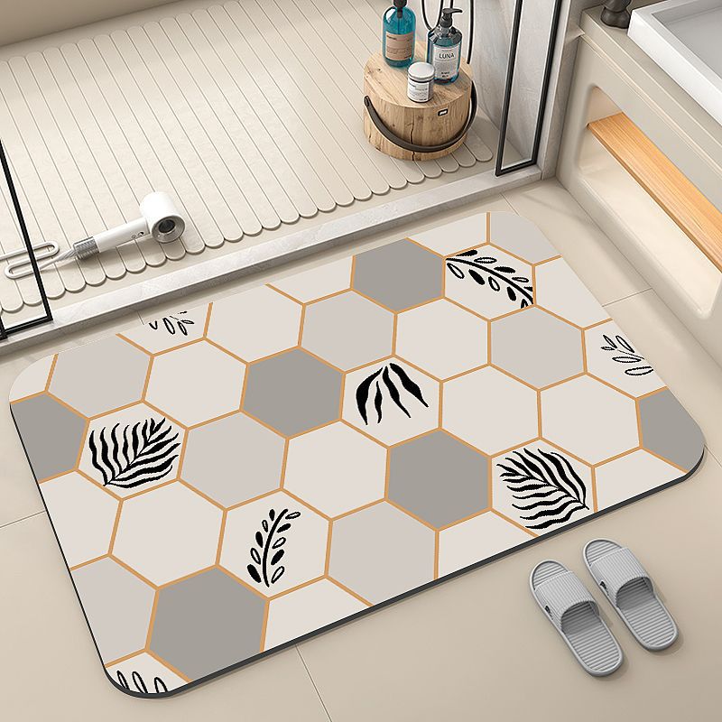 Diatomaceous Earth Non-Slip Mat Bath Door Mat