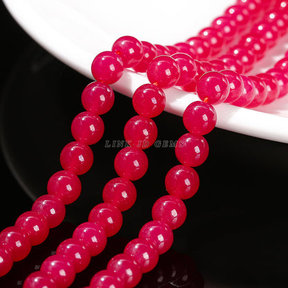 3/6Mm Ruby Round Beads Loose Beads