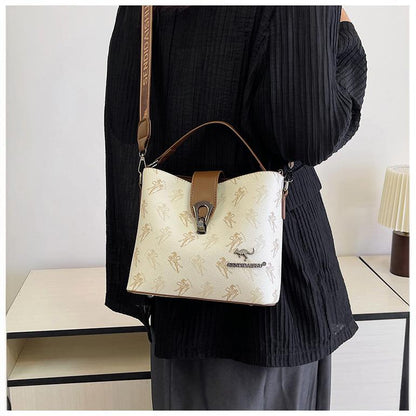 Cross-border high-end printed bag woman