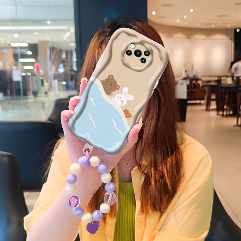 Poco X3 NFC/Pro Liquid Silicone Case with Charm