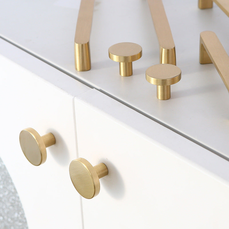 Brass cabinet door wardrobe handle