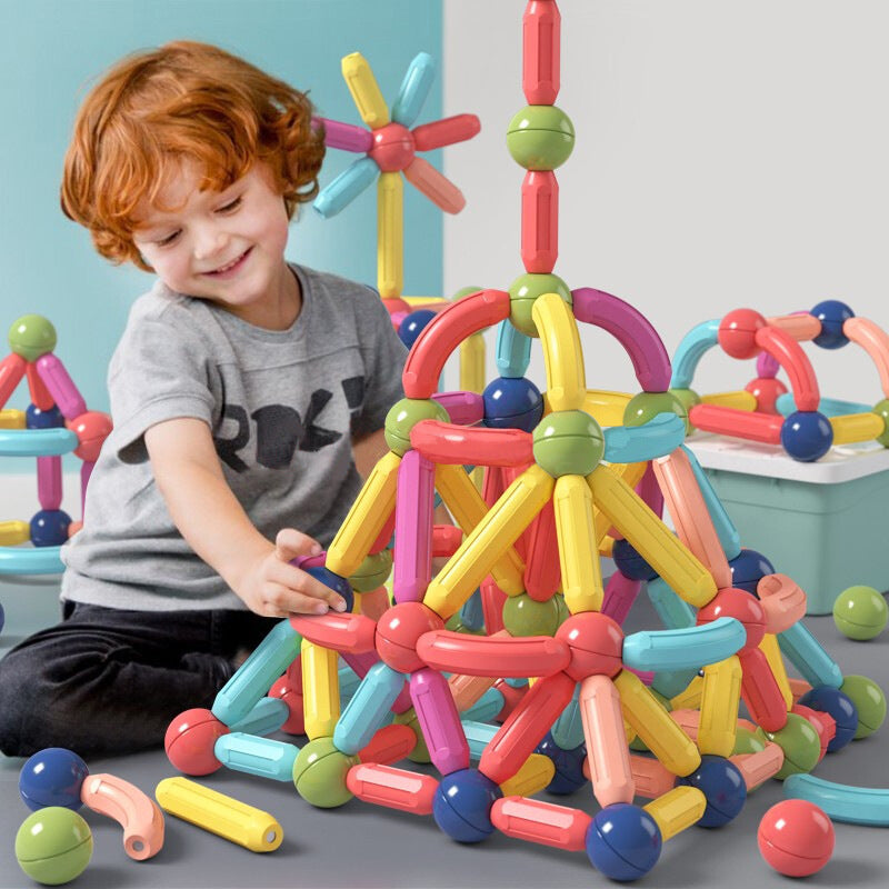 Magnetic Stick Building Blocks Kids Educational Toy