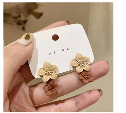 Earrings Women's Autumn Flower Stud Earrings