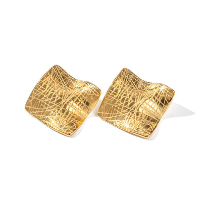 Square Crease Earrings