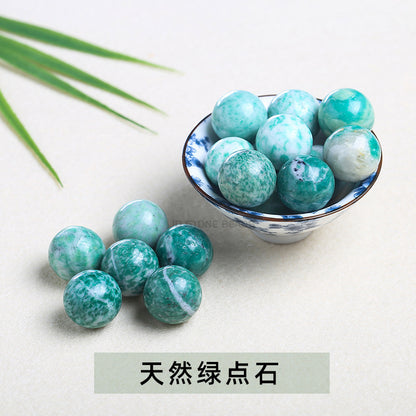 Natural stone non-porous beads round beads