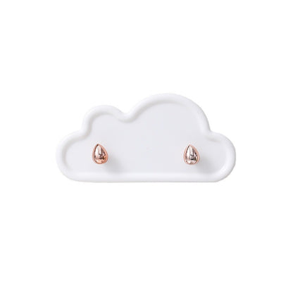 Cloud Double Hook No-Drill Wall Mount