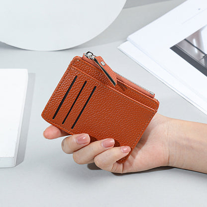 Card bag female zipper wallet female