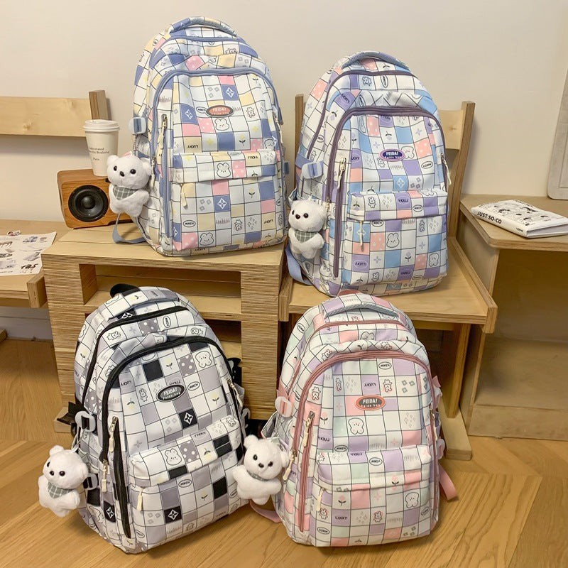 Schoolbag, cartoon pattern backpack