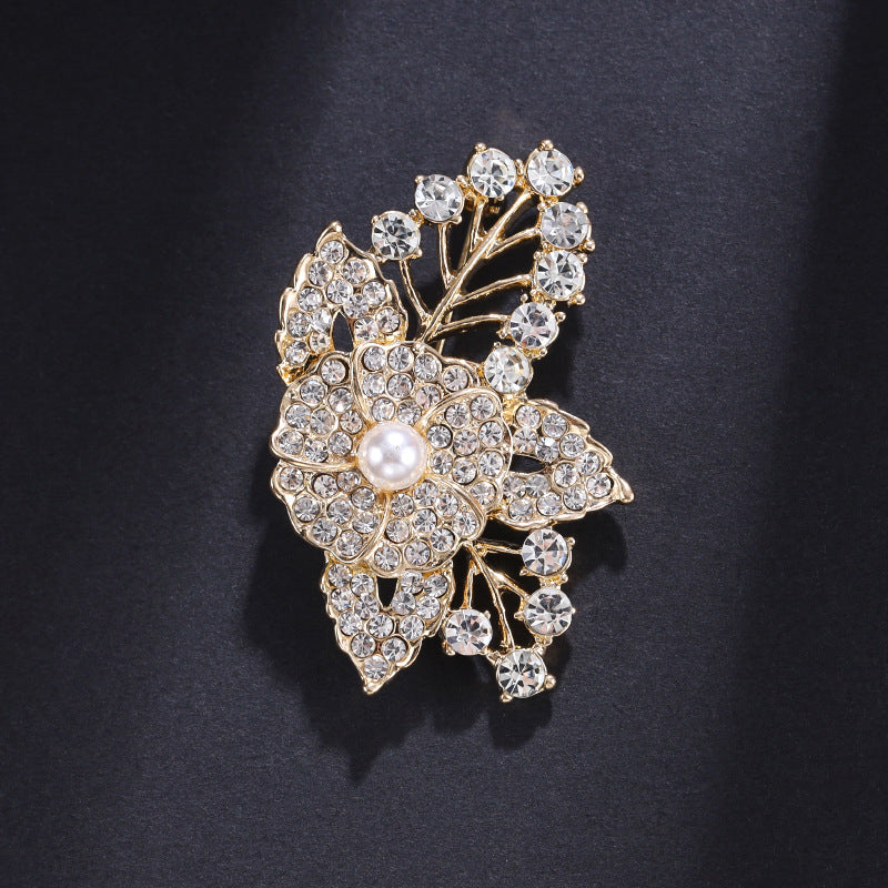 High-end brooch brooch imitation pearl