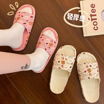 Fashion printed slippers