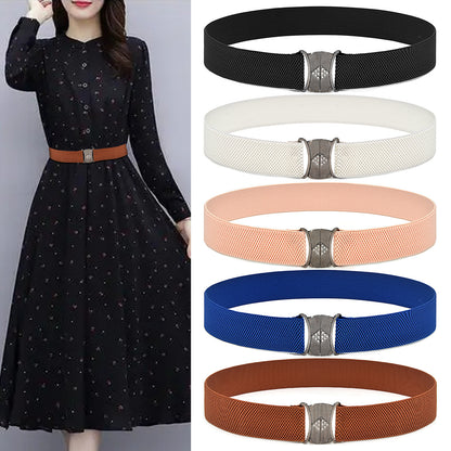 Wide Waist Seal Elastic Elastic Versatile Sweater Belt