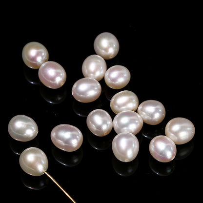 Natural freshwater pearl half hole