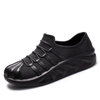 Low-top rain shoes men's short tube is comfortable