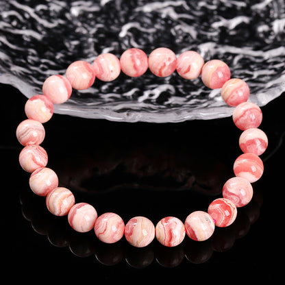 Natural Argentine pork belly red stone bracelet.