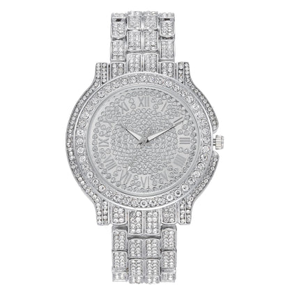 Rhinestone Roman Numeral Quartz Watch