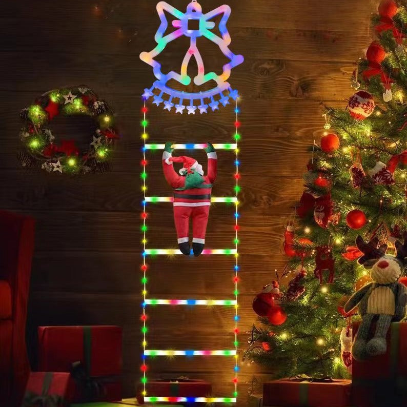 Santa Claus Ladder Light