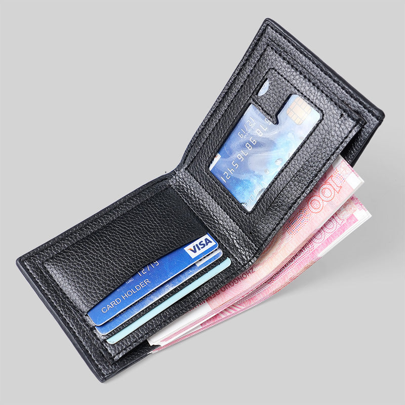 Simple pu leather wallet