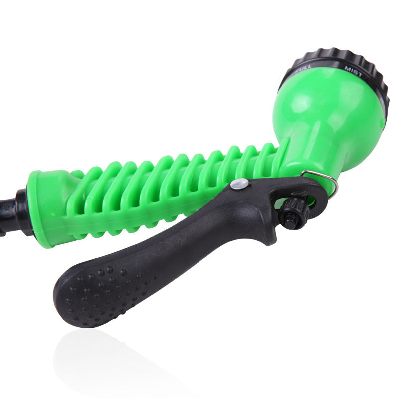 Green 7 function plastic watering water gun