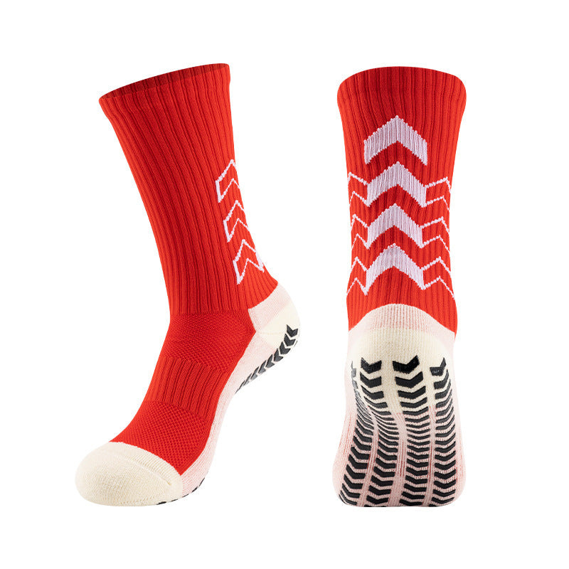 Anti-Slip Soccer Socks Unisex Mid-Length Gel