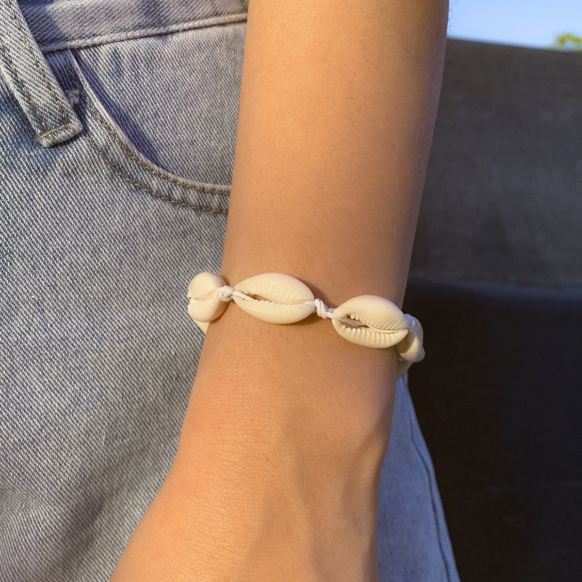 Shell ethnic style bracelet