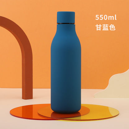 Stainless steel small mouth bottle sports water cup fashion