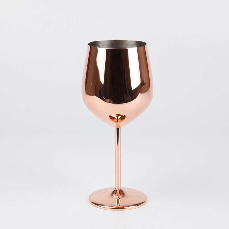 304 stainless steel tall champagne red wine glass