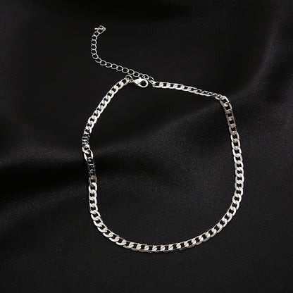 Punk style alloy metal necklace wholesale