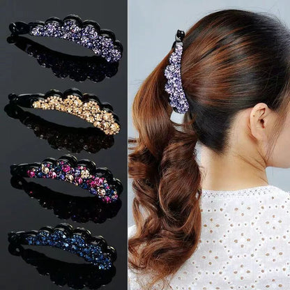 Banana clip vertical clip ponytail clip headdress