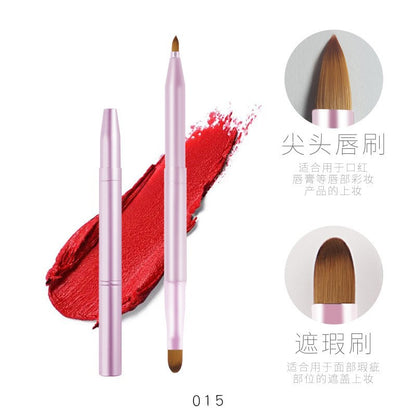 Colorful Retractable Dual-Ended Lip Brush