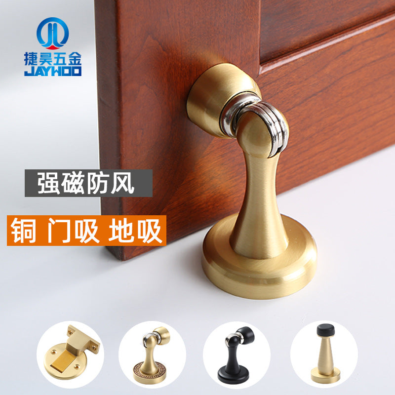 All copper door top punched door suction door touch