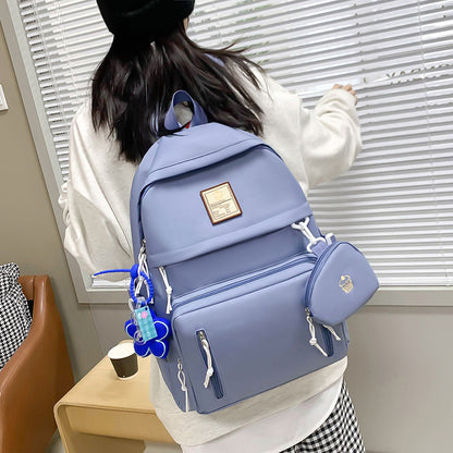 Multi-piece student bag handbag backpack